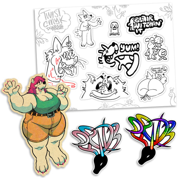 twistCMYK's Incredible Sticker Bonanza Stickers twistCMYK