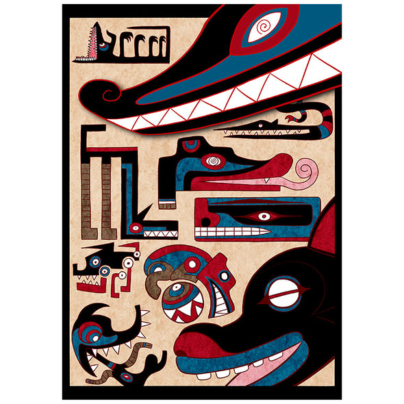 Gunnerkrigg Court Prints Art Gunnerkrigg Court Coyote Symbol