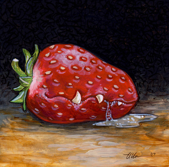 Vivid Beasts Prints Art Red Wombat