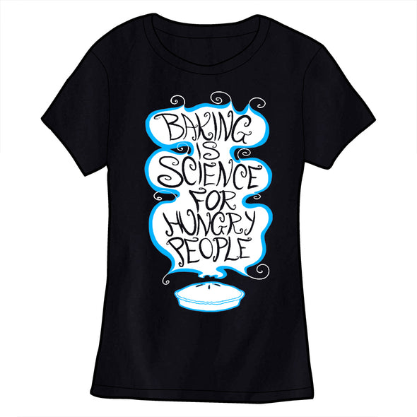 Baking is Science for Hungry People Shirt Shirts Jeph Jacques Ladies Small
