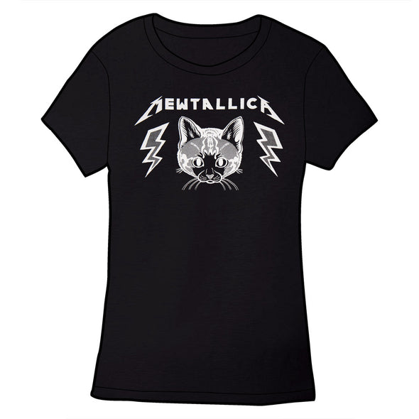Mewtallica Tee Shirt Shirts Becky & Frank Fitted Small