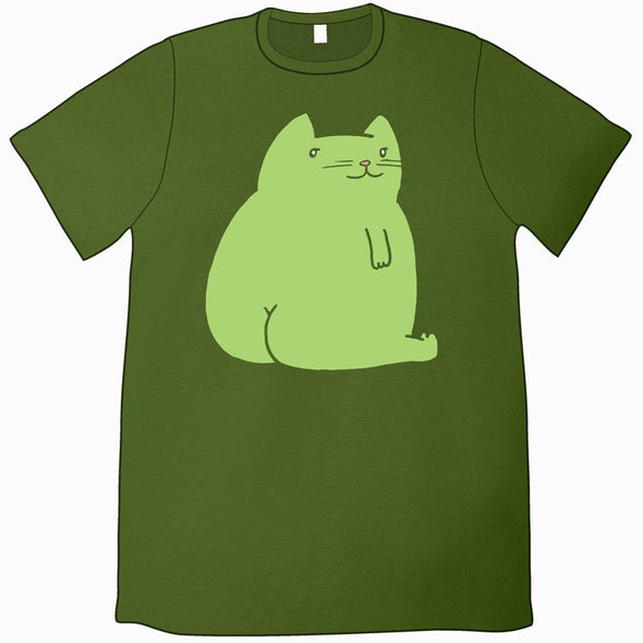 Butt Cat Shirt (Olive) Shirts Jeffrey Rowland