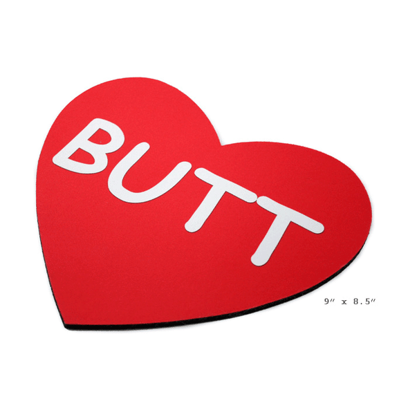Heart-Shaped Valentime Mouse Pad Accessories Jeffrey Rowland BUTT