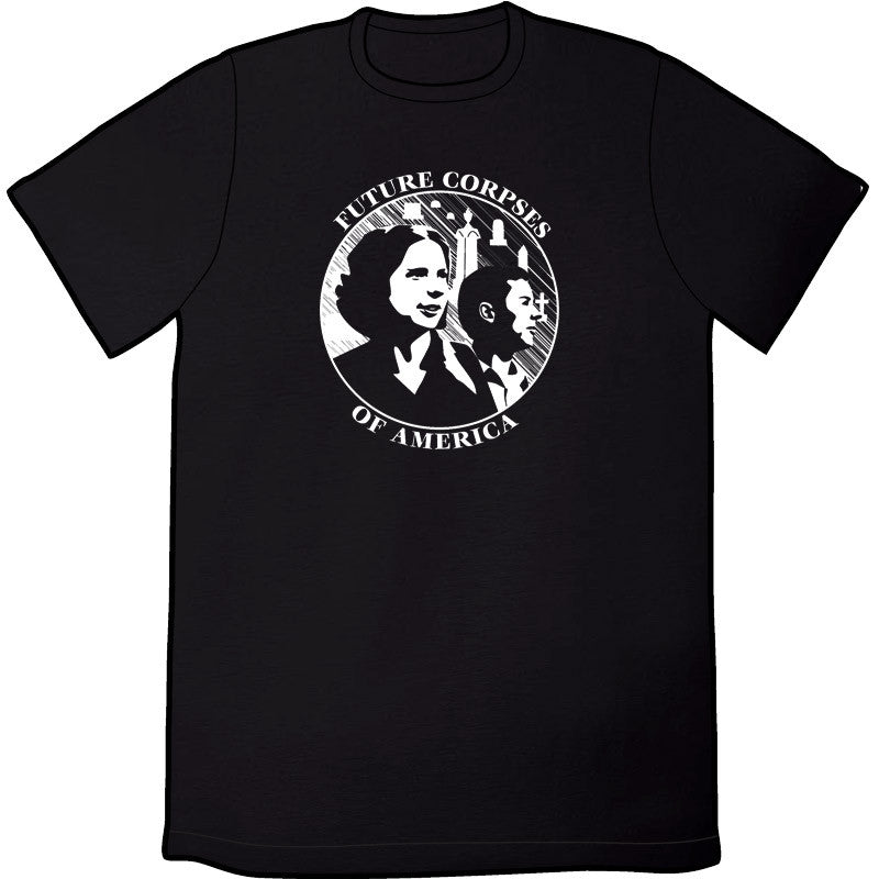 Future Corpses of America T-Shirt Shirts Cat & Girl Unisex Small