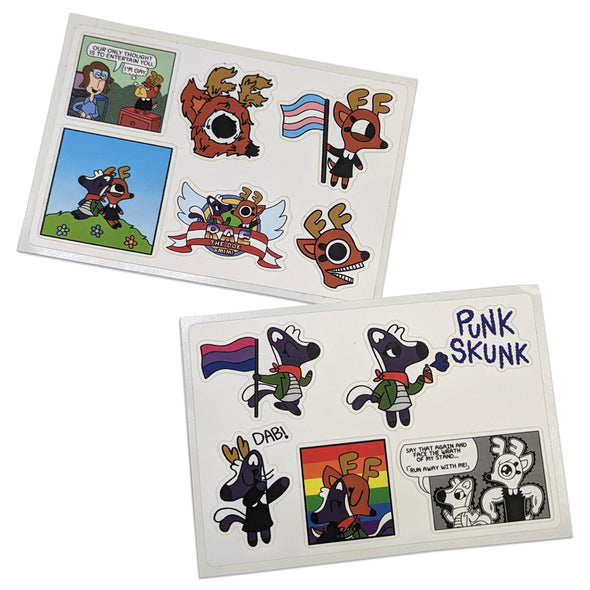 Rae the Doe Sticker Sheets Stickers Olive Brinker One Set ($6)