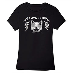Mewtallica Tee Shirt Shirts Becky & Frank Fitted Small